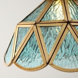 Retro glas loftslampe i japansk stil