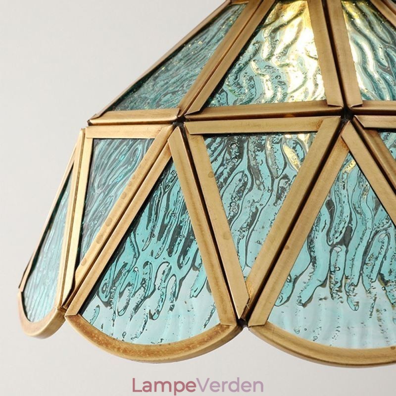 Retro glas loftslampe i japansk stil