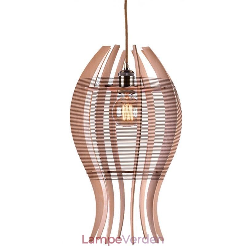 DIY Nordic Wood Fish Pendel