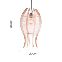 DIY Nordic Wood Fish Pendel