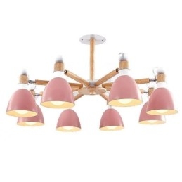 Nordic Macaron Pendel Creative Wood lysekrone