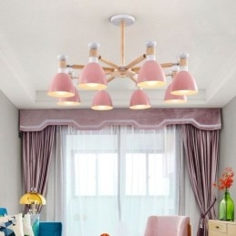 Nordic Macaron Pendel Creative Wood lysekrone