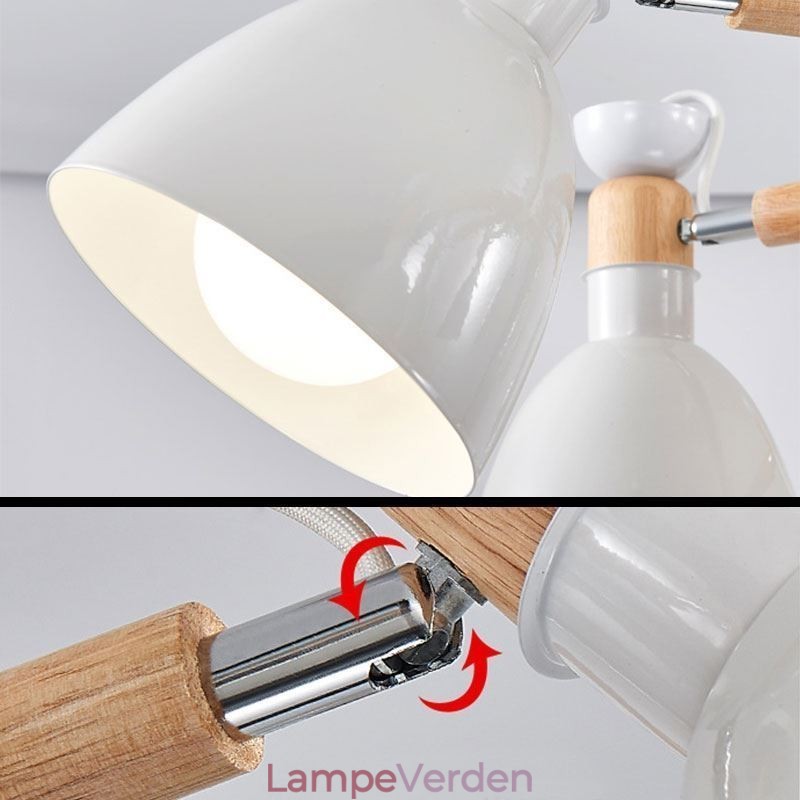 Nordic Macaron Pendel Creative Wood lysekrone