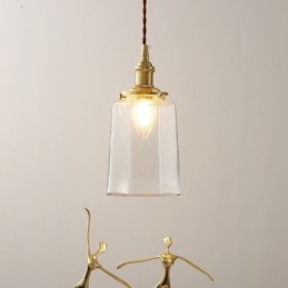 Moderne minimalistisk glaspendel, dekorativ loftslampe