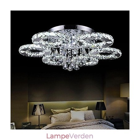 Moderne moderne krystal krom metal flush Mount Moderne moderne krystal krom metal flush Mount