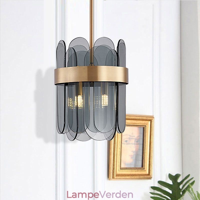 Moderne pendelbelysning i glas