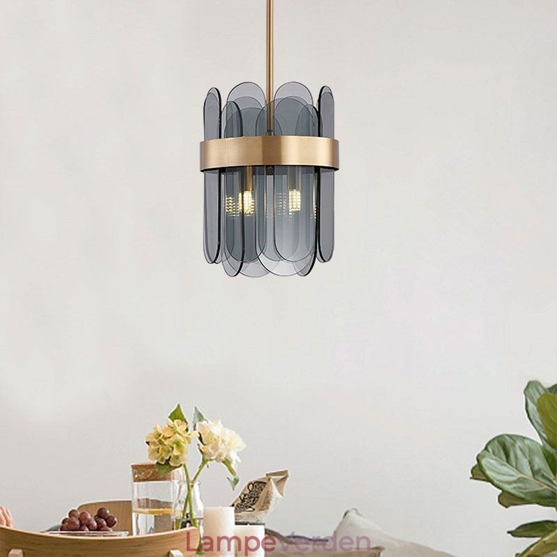 Moderne pendelbelysning i glas