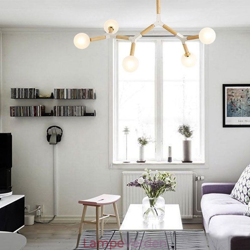 Nordic Magic Bean Pendel Creative Wooden Lighting
