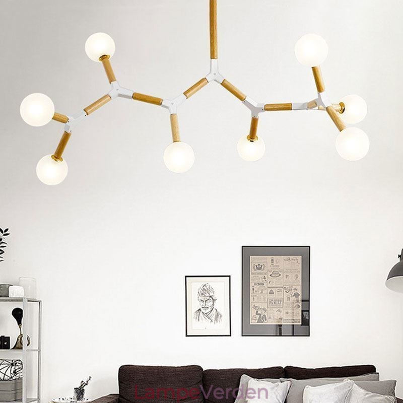Nordic Magic Bean Pendel Creative Wooden Lighting