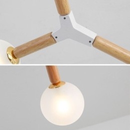 Nordic Magic Bean Pendel Creative Wooden Lighting
