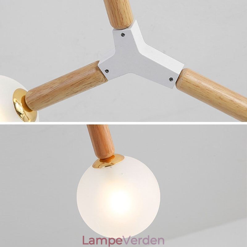 Nordic Magic Bean Pendel Creative Wooden Lighting