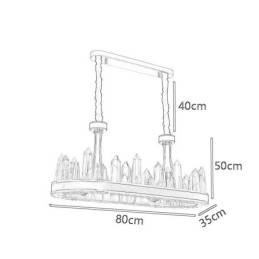 Moderne Crystal Pendel Light Crystal Loftslampe