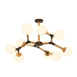 Nordic Magic Bean Pendel Creative Wooden Light Fitting