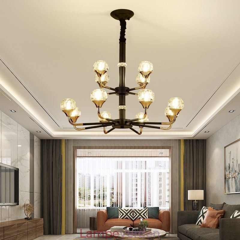 Moderne Crystal Pendel Light Elegant Crystal lysekrone