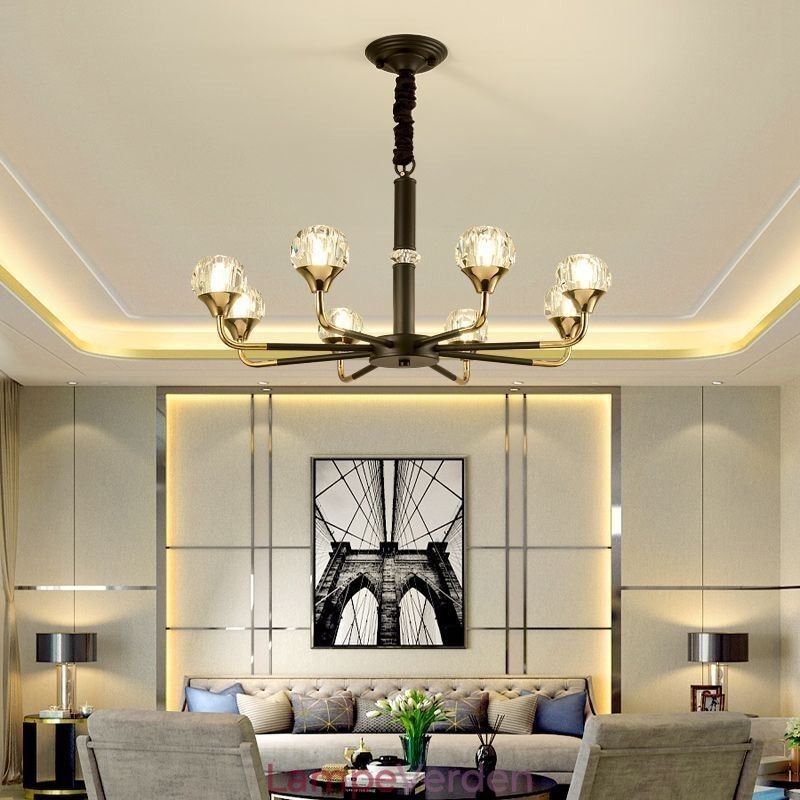 Moderne Crystal Pendel Light Elegant Crystal lysekrone