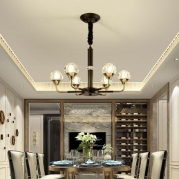 Moderne Crystal Pendel Light Elegant Crystal lysekrone