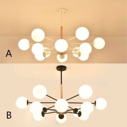 Magic Bean Pendel Creative Nordic Wooden Light Fitting