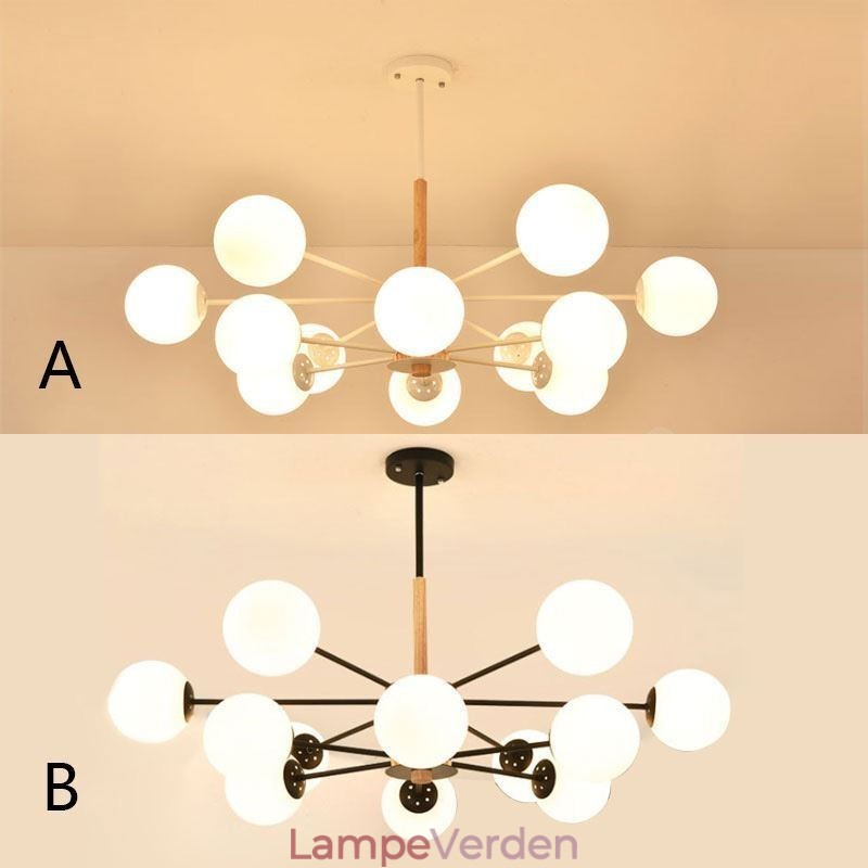 Magic Bean Pendel Creative Nordic Wooden Light Fitting