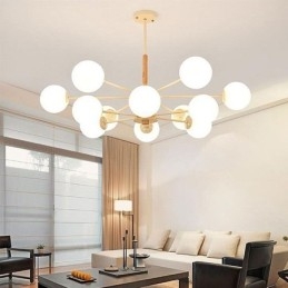 Magic Bean Pendel Creative Nordic Wooden Light Fitting