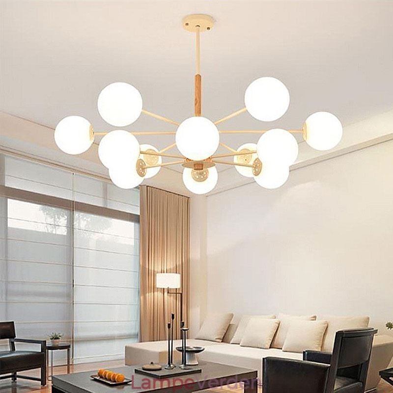 Magic Bean Pendel Creative Nordic Wooden Light Fitting