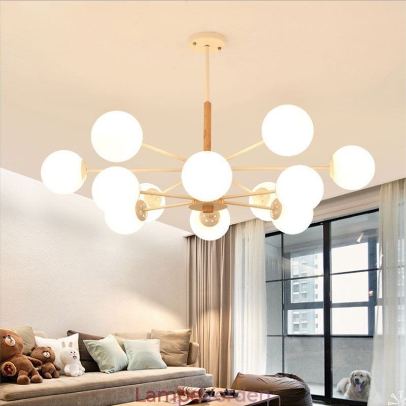 Magic Bean Pendel Creative Nordic Wooden Light Fitting