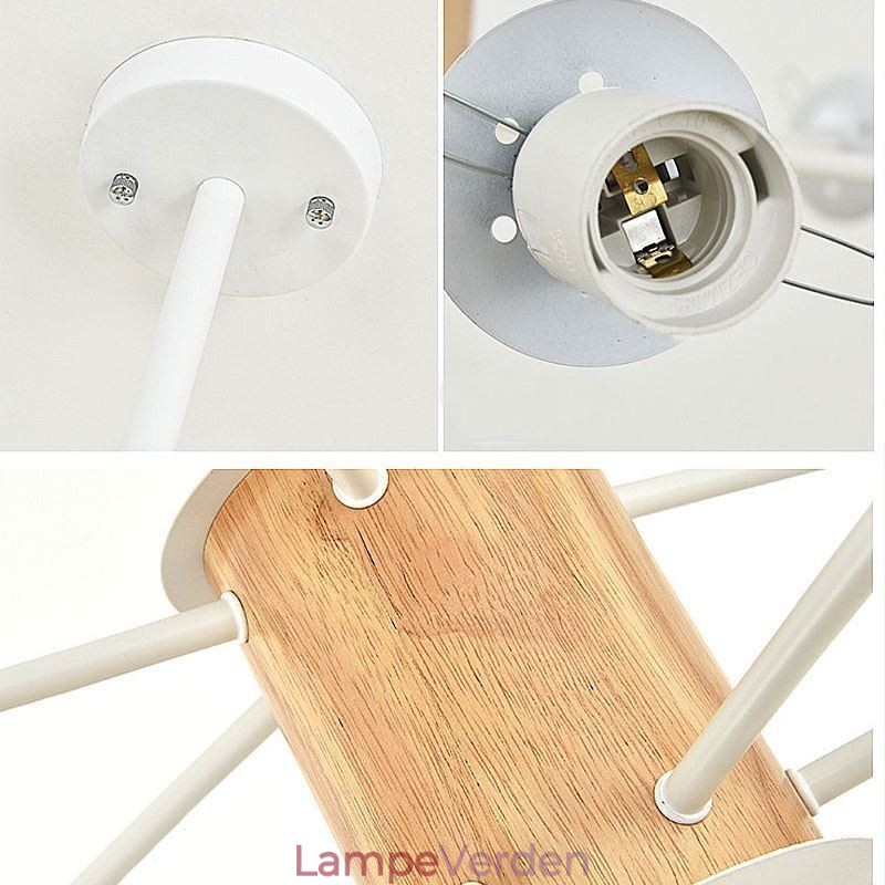 Magic Bean Pendel Creative Nordic Wooden Light Fitting