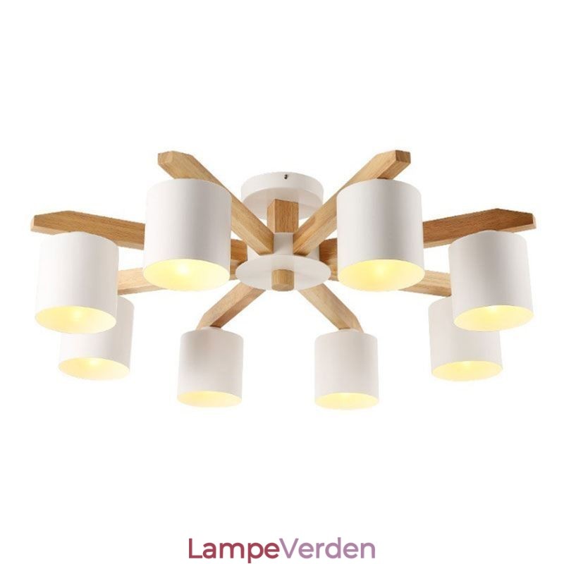 Nordic Log Pendel Light Macaron Light Fitting