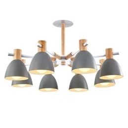 Moderne simpel Macaron Pendel Creative Wooden Lighting