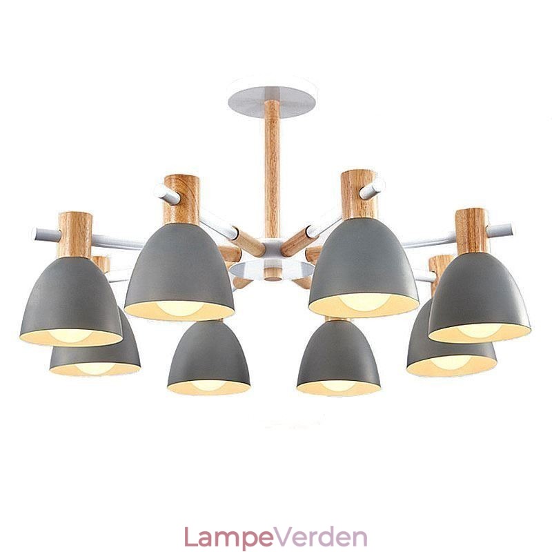 Moderne simpel Macaron Pendel Creative Wooden Lighting