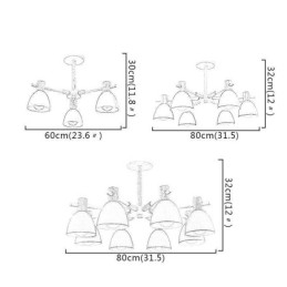 Moderne simpel Macaron Pendel Creative Wooden Lighting