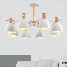 Moderne simpel Macaron Pendel Creative Wooden Lighting