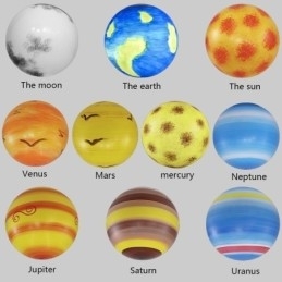 Nordic Planet Design Pendel Unik Solar System Planets Lysekrone