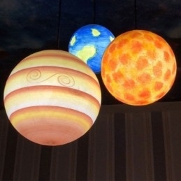 Nordic Planet Design Pendel Unik Solar System Planets Lysekrone