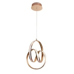 Moderne Minimalistisk Pendel Unik Circular Twist Light Fixture Island