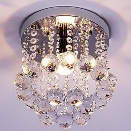 Flush Mount K9 Crystal Mini Style Moderne lysekrone
