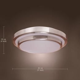 Moderne moderne galvaniseret flush Mount