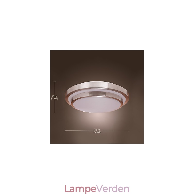 Moderne moderne galvaniseret flush Mount
