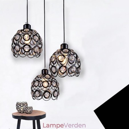 Hule krystal jern pendel ø ideer