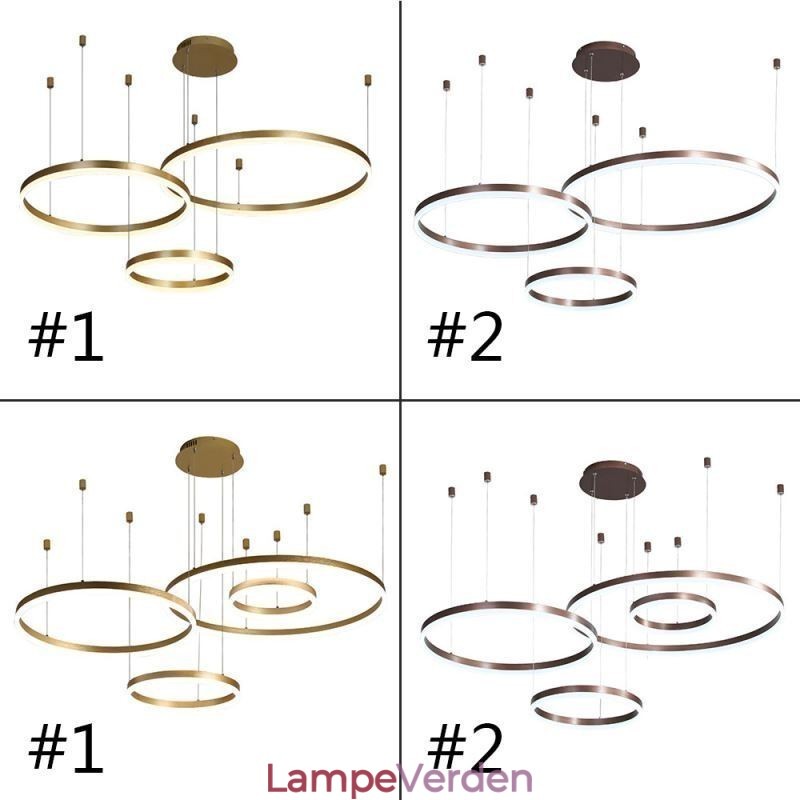 Postmoderne pendel akryl ring form pendel lys
