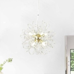 Mælkebøtte Krystal Pendel Light Elegant Lysekrone