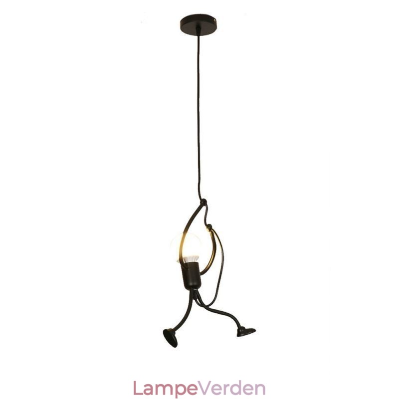 Moderne enkel pendellampe Little Man Shape Lampe Creative Light