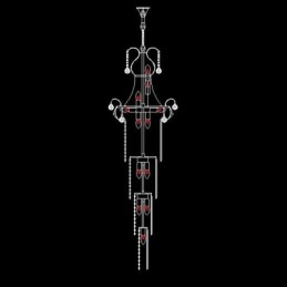 Europæisk Lang Pendant Krystal lysekrone