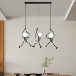 Moderne Pendel Light Creative Little Man Shape Lampe Individuel Home Light