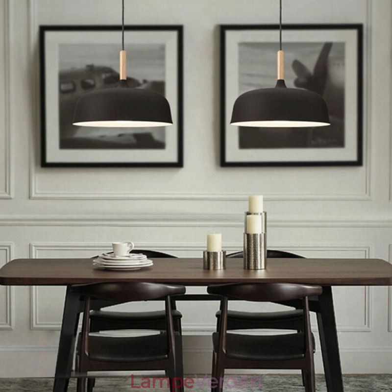 Nordisk Pendel Individuel Justerbar Lampe Hjem Varme Belysning Lys