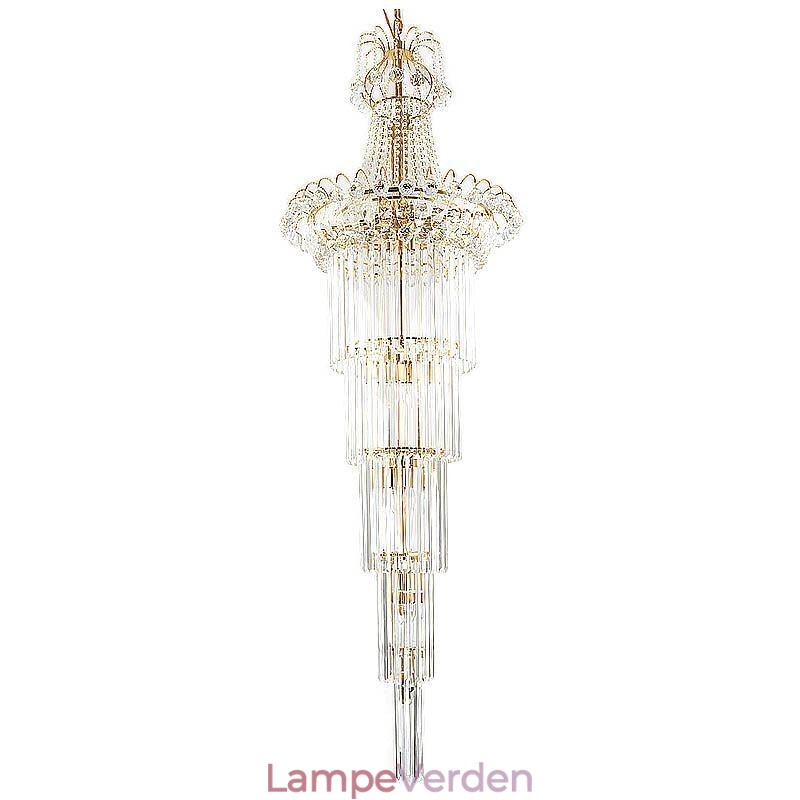 Elegant Lang Pendant Krystal lysekrone