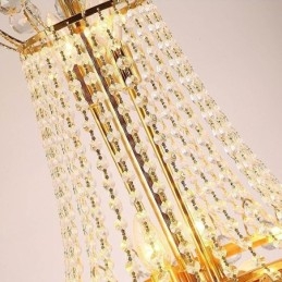 Elegant Lang Pendant Krystal lysekrone