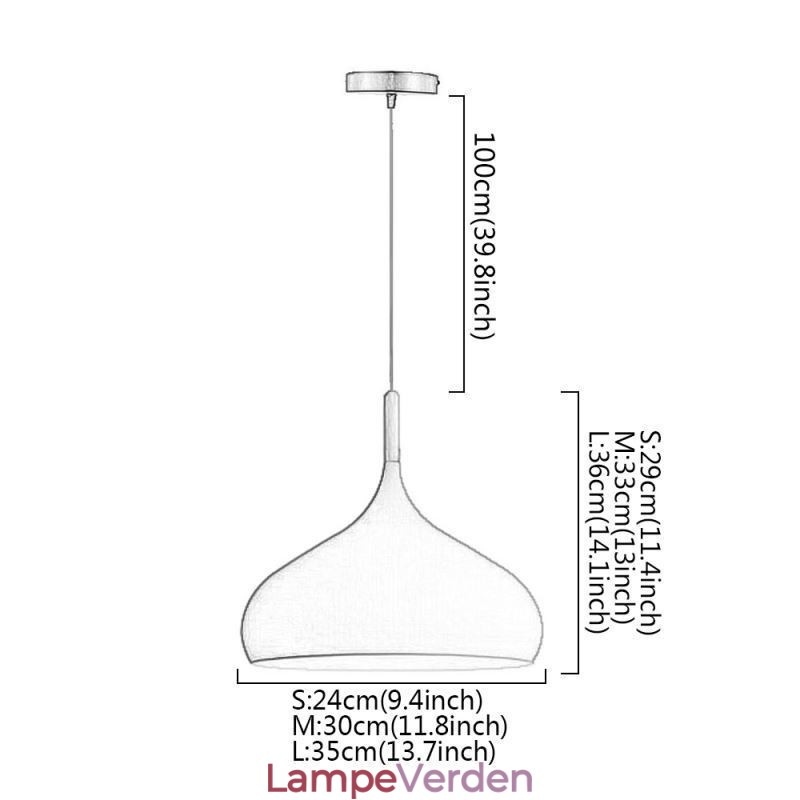 Moderne pendant lys Aluminium Macaron Lampe Home Justerbar Lys