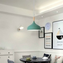 Moderne pendant lys Aluminium Macaron Lampe Home Justerbar Lys