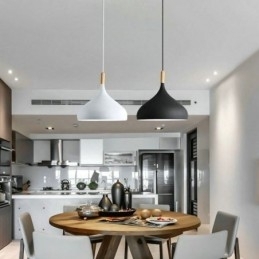 Moderne pendant lys Aluminium Macaron Lampe Home Justerbar Lys