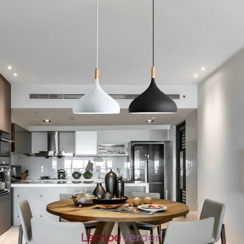 Moderne pendant lys Aluminium Macaron Lampe Home Justerbar Lys